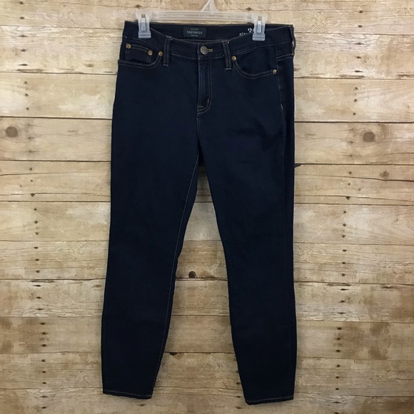 J. Crew Toothpick Dark Wash Jeans - Picture 4 of 10